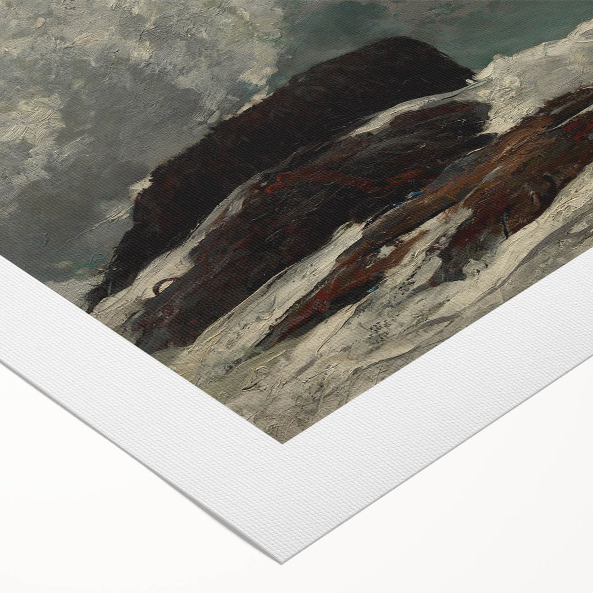 Realistic Coastal Scene Art Print: "Maine Coast" by Winslow Homer