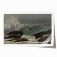 Realistic Coastal Scene Art Print: "Maine Coast" by Winslow Homer