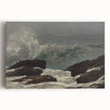 Realistic Coastal Scene Art Print: "Maine Coast" by Winslow Homer