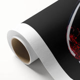 Red Wine Elegance - Modern Kitchen Art for Sophisticated Decor