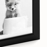 Bathroom Wall Decor - Cute Fox Artwork