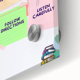 Classroom Rules Kids Educational Wall Art – Learning Poster