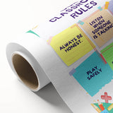 Classroom Rules Kids Educational Wall Art – Learning Poster