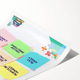 Classroom Rules Kids Educational Wall Art – Learning Poster