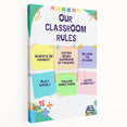 Classroom Rules Kids Educational Wall Art – Learning Poster
