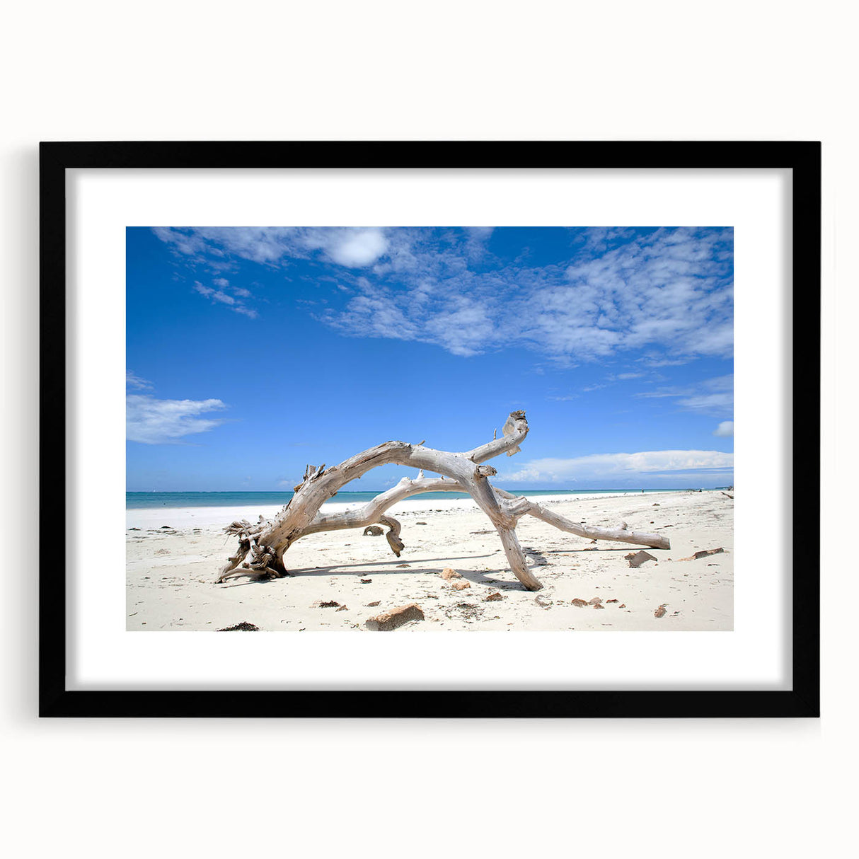 Extra large abstract art print depicting a colorful, textured Kenyan landscape on a framed canvas.