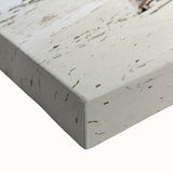 Large art of a Kenyan landscape in black and white on stretched canvas, ideal for bedroom wall decor.