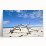 Black and white stretched canvas depicting the Kenyan landscape, suitable as large kitchen wall art.