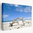 Large canvas print featuring a serene Kenyan landscape in earthy tones, ideal for kitchen wall art.