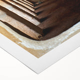 Art deco poster depicting a scenic Mali landscape on rolled canvas, suitable for dining room wall art.