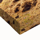 Black and white landscape painting of Georgian scenery on large stretched canvas, ideal for bedroom wall art.