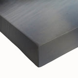 Black and white landscape art painting of a serene Indonesian scene on large stretched canvas, ideal for bedroom decor.