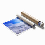 Extra large rolled print depicting vibrant floral scenery in Korea.