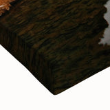 Large art depicting a Mongolian landscape in black and white on stretched canvas, suitable for bedroom wall decor.