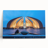 Black and white photograph of a Pakistani landscape on a stretched canvas, suitable as large art for kitchen or bedroom.