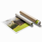 Extra large rolled canvas featuring a vibrant floral design, ideal for classy bathroom or large living room wall art.