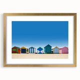 Abstract textured art of Melbourne skyline in muted earth tones on a framed canvas, suitable for bedroom decor.