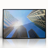 Large abstract wall art depicting Perth, Australia, in muted earth tones on a framed acrylic.