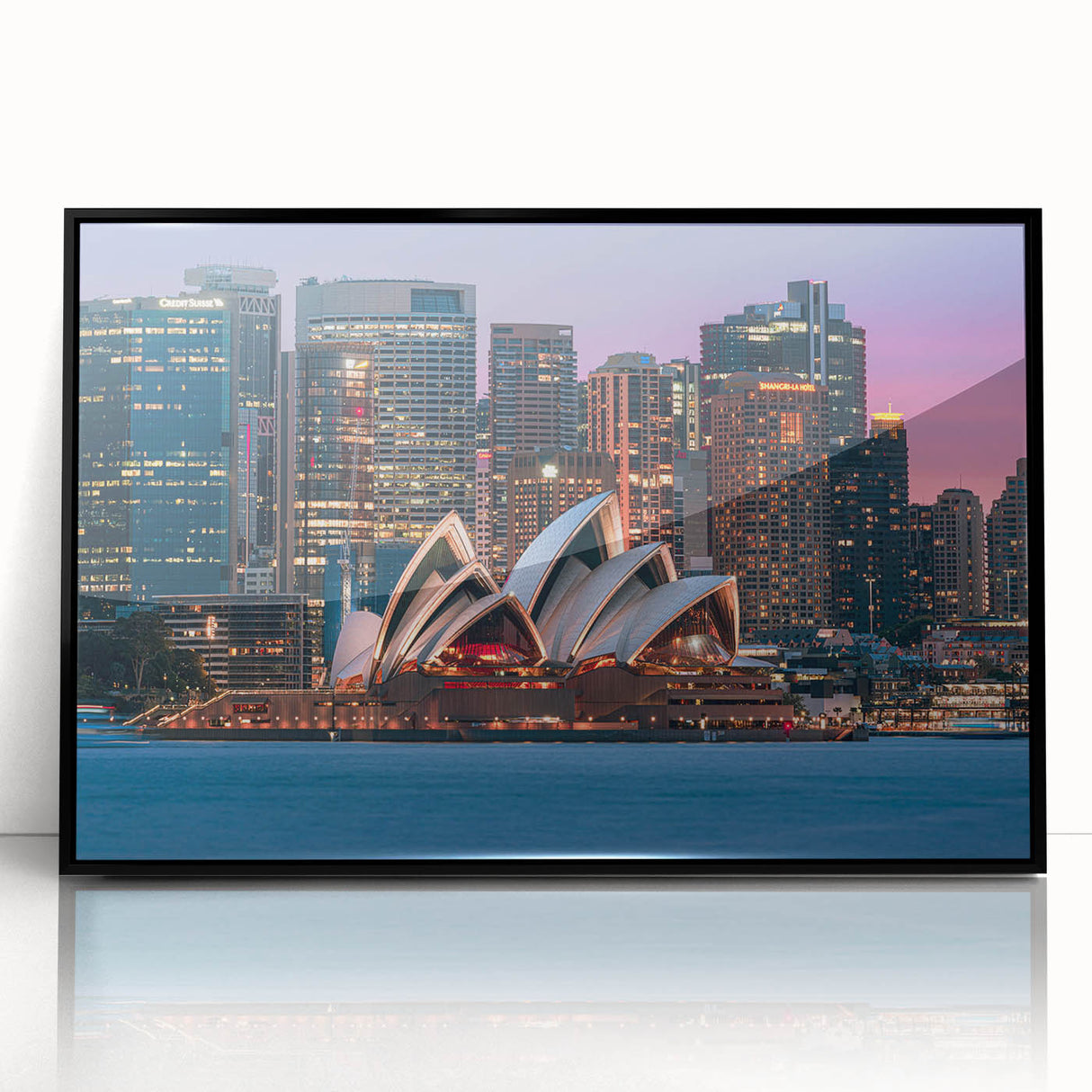 Large abstract wall art depicting an Australian scenery in muted earth tones on a framed acrylic.