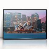 Large abstract wall art depicting an Australian scenery in muted earth tones on a framed acrylic.