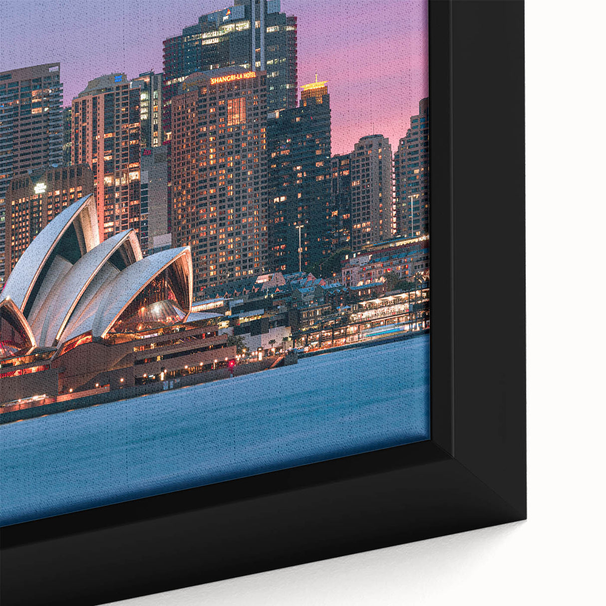 Extra large framed canvas featuring a textured depiction of a vibrant Australian scenery, ideal for living room decor.