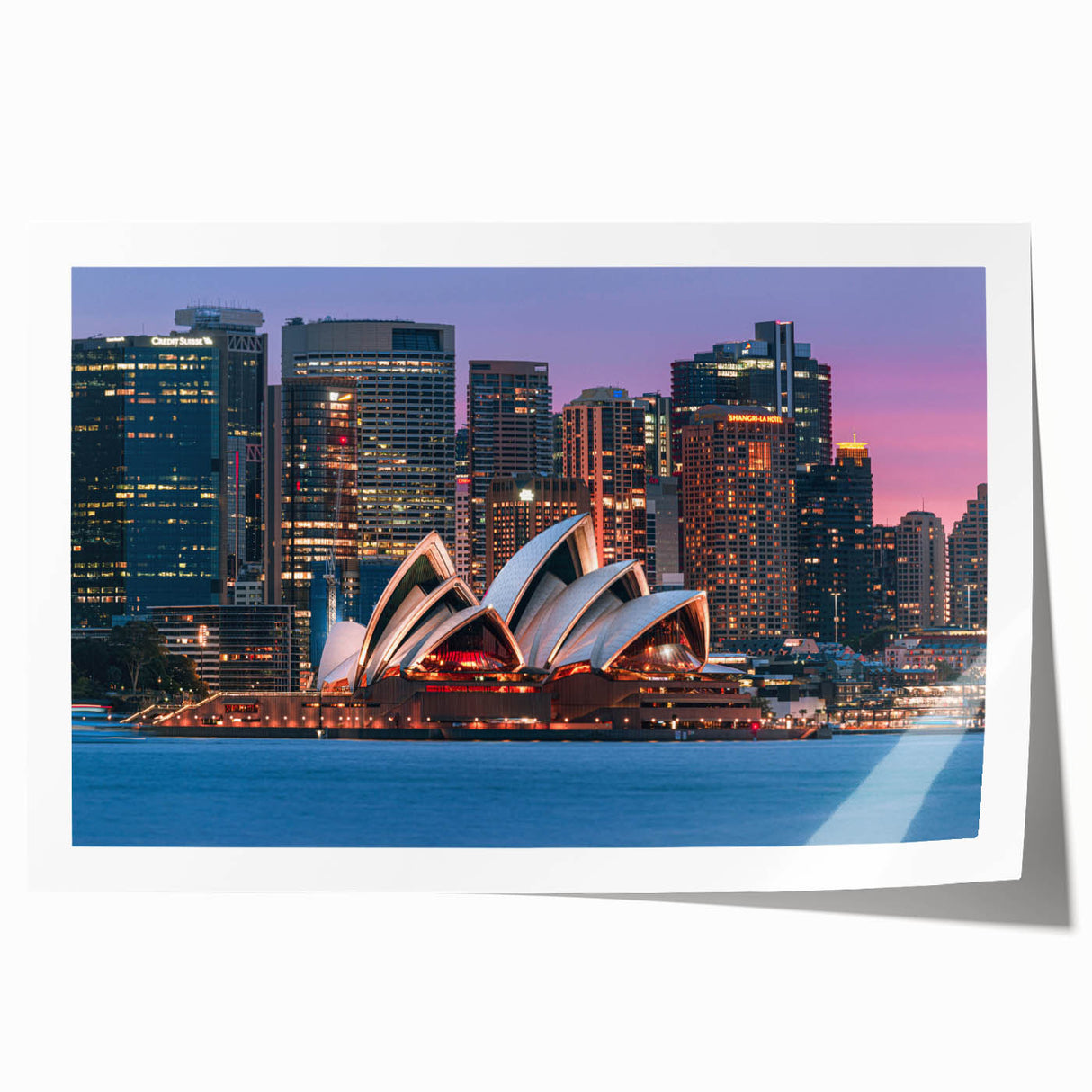 Extra large rolled print of a serene Australian landscape, featuring soft pastel shades, ideal for dining room wall art.