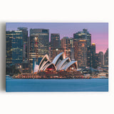 Black and white stretched canvas featuring a panoramic view of an Australian landscape, ideal for kitchen wall art.