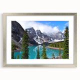 Textured abstract art print of Alberta scenery in muted earth tones on a framed canvas, suitable for bedroom decor.