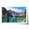 Rolled print of Alberta, Canada scenery in muted earth tones, ideal for art wall dining room.