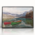 Large abstract wall art depicting British Columbia scenery in black and white, framed acrylic.