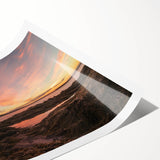 Extra large wall art featuring line art flowers in muted tones on rolled print, ideal for large living room wall decor.