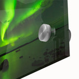 Large abstract wall art depicting the Northwest Territories on acrylic glass, in mid-century modern style.