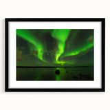 Extra large abstract art print featuring a colorful.