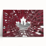 Black and white photo of Ontario scenery on stretched canvas, suitable as kitchen wall art or for bedroom ambiance.