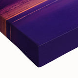 Large art featuring a black and white landscape painting of Yukon scenery on stretched canvas.