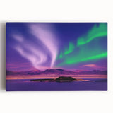 Black and white photograph of Yukon scenery on stretched canvas, ideal for kitchen wall art.