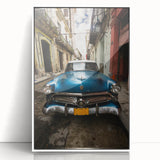 Mid-century modernist art of a vibrant Caribbean scene on a framed acrylic, ideal for modern art wall decor.