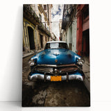 Black and white stretched canvas of a Caribbean scenery, ideal for kitchen wall art.