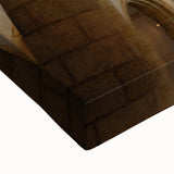 Large art of a black and white Caribbean landscape on stretched canvas, suitable for bedroom wall decor.