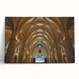 Black and white photograph of a Caribbean beach scene on stretched canvas, ideal for kitchen wall art.