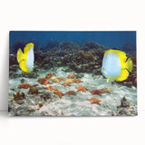Black and white photo of Caribbean beach on stretched canvas, ideal for kitchen wall art.