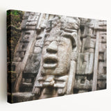 Large stretched canvas featuring a lush Belizean landscape in vibrant green tones, ideal for kitchen wall art.