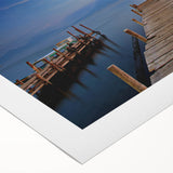 Art deco poster featuring a vibrant scene of a Guatemalan landscape on rolled canvas, ideal for dining room wall art.