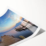 Extra large wall art featuring line art flowers in muted tones on a rolled print, ideal for large living room decor.