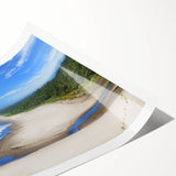 Extra large wall art featuring line art flowers in monochrome, ideal for large living room decor, rolled print format.