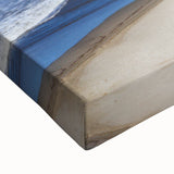 Black and white landscape art painting of a Nicaraguan scenery on stretched canvas, ideal for bedroom wall decor.