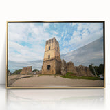 Framed acrylic print of a Panama landscape in mid-century modernist style, featuring muted earth tones.