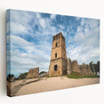 Panama scenery on stretched canvas featuring lush green landscape and blue sky, ideal for kitchen wall art.