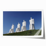 Rolled print of a European Denmark scenery in muted earth tones, ideal for art wall dining room.