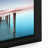 Extra large framed canvas depicting a textured, colorful English countryside scene, ideal for living room decor.